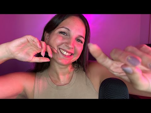 ASMR - Talking & FAST HAND Sounds & HAND Movements