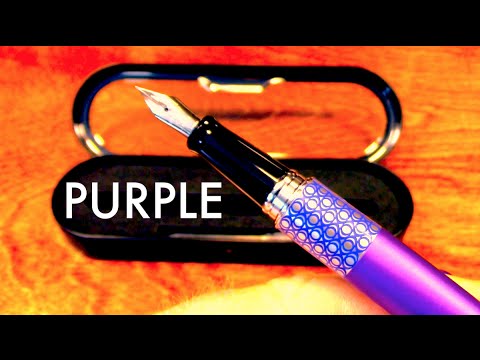 Purple Pilot Fountain Pen - Pen ASMR