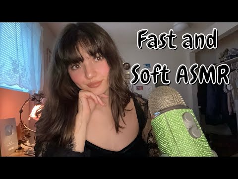 FAST and SOFT ASMR | Fast Trigger Assortment (Mouth Sounds, Purring, Gripping, Hand Sounds, More)