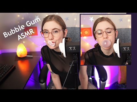 [ASMR] Chewing and Blowing Bubblegum