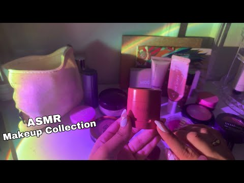 ASMR~ Whispered Makeup Collection (Mouth Sounds, Tapping, Tracing + More) 100% Sensitivity