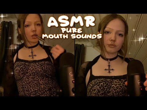 ASMR | Pure mouth sounds (pen nibbling, kisses, teeth tapping)