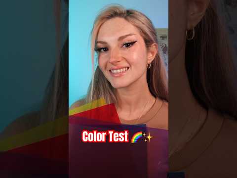 Color Test ASMR 🌈✨ #asmr #shorts