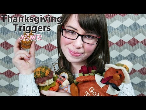 ASMR Triggers For Sleep - Thanksgiving Special 🦃🦃 (Tapping, Scratching, Crinkle)