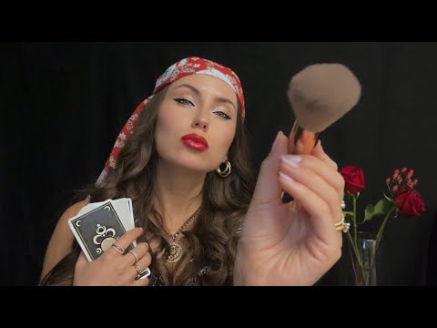 ASMR Makeup by Weird Gypsy Woman | No talking | Deaf People Friendly