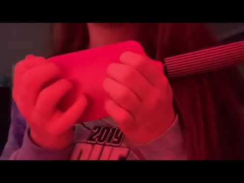 ASMR bff does your hair! tapping, mouth sounds, etc!