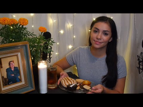 ASMR Eating My Favorite Mexican Sweets & Celebrating Day of the Dead