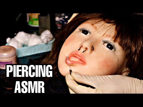 ASMR | BODY PIERCING (nariz,septo,boca,sobrancelha)
