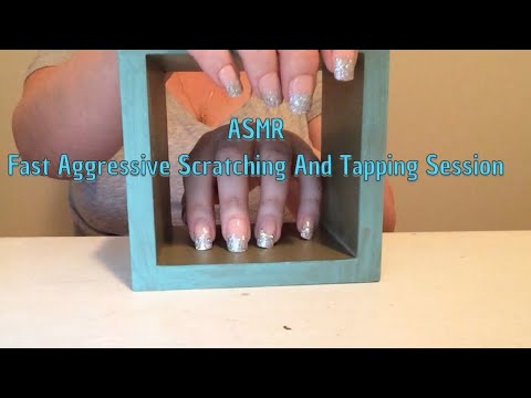 ASMR Fast Aggressive Scratching And Tapping Session