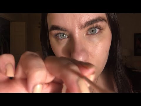 ASMR fast and agressive spa and makeup roleplay | friend does your skincare and makeup  roleplay