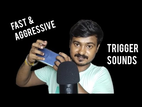 ASMR Fast And Aggressive Triggers Sounds
