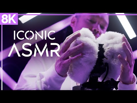 ICONIC ASMR 🌊 Ear Ocean / Ear Muff Rubbing | Cinematic 8K, Binaural