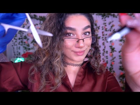 ASMR | Doing Your Eyebrows (Personal Attention, Plucking, Up Close)