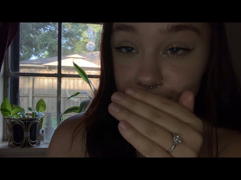 asmr | wet mouth sounds (lipgloss application, tongue clicks, spoolie nibbling)