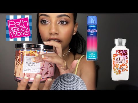ASMR: || BATH AND BODY WORKS first impression and HAUL || (TAPPING AND CLICKY WHISPERS)
