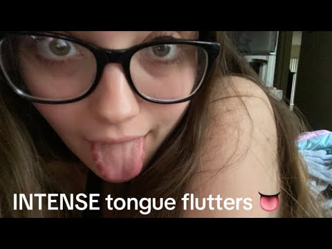 ASMR | INTENSE TONGUE FLUTTERING *FAST & TINGLY* + rambles ofc