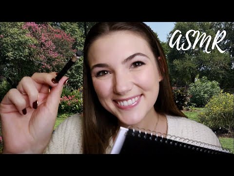 ASMR Sketching You in the Garden 💐 Artist Roleplay
