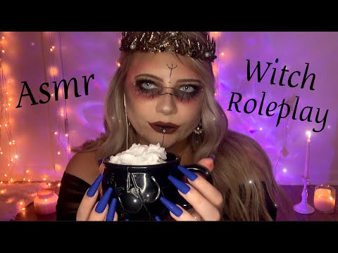 Asmr  Witch Makes You a Pumpkin Spice Latte 🧡 Tapping, Scratching & More! 🎃👻