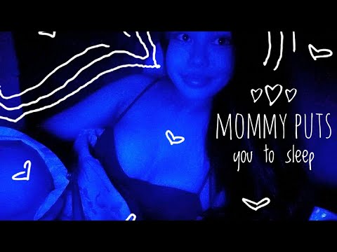 ASMR | You Are My Baby, Putting You To Sleep Roleplay! (Whispers, Face Touching, Personal Attention)