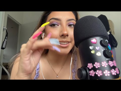 ASMR Tapping on makeup products ~ft. the ice cream truck music... sorry 😖❤️~ | Whispered
