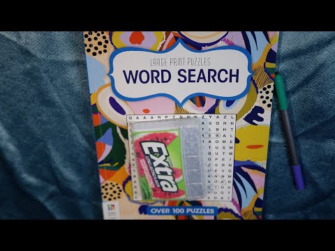 CITIES IN TEXAS WORD SEARCH ASMR WATERMELON GUM