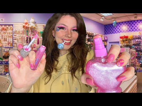 ASMR 🌟CLAIRES GIRL🌟Does Your Makeup, Nails, Hair & PIERCINGS✨(roleplay)