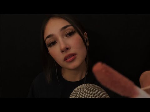ASMR lipgloss application on you & me 💄 mouth sounds, pumping, tapping, personal attention