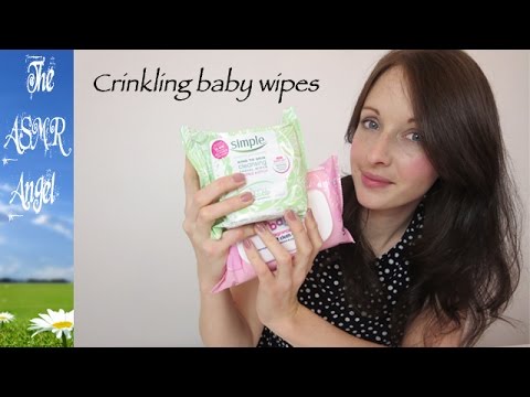 ASMR Baby / Face wipe packet crinkling