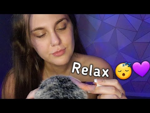 ASMR // Up Close Whispering / Personal Attention / Fluffy Mic Triggers //