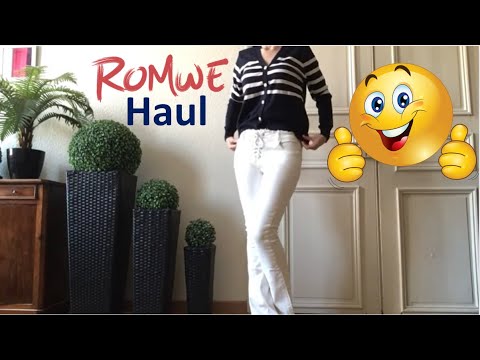 ASMR * Haul ROMWE supers articles !