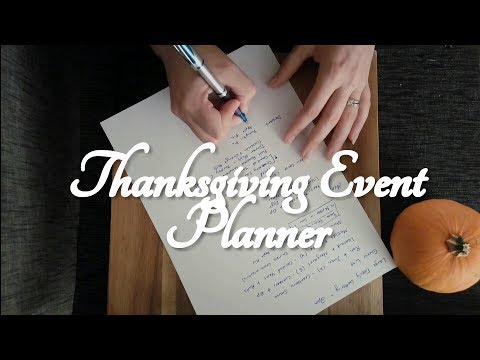 ASMR Thanksgiving Event Planner Role Play  ☀365 Days of ASMR☀