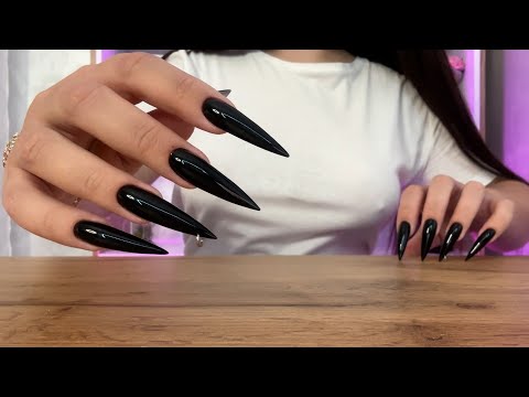 LOFI ASMR ✨ table tapping & scratching & nail sounds I fast not aggressive (brain melting)