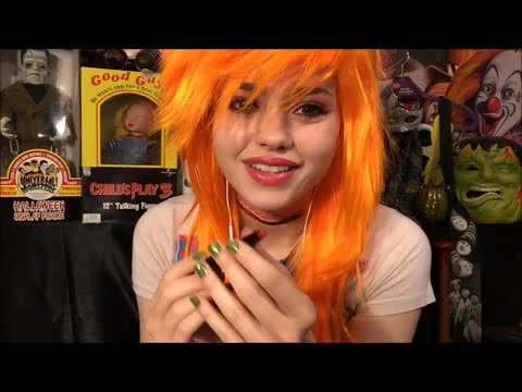 ASMR Get your Halloween Makeup done by Maize! 🎃