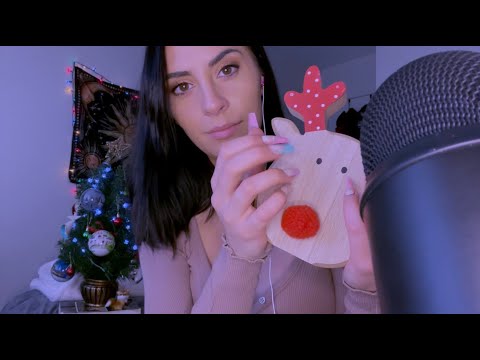 ASMR  🎁 Christmas Triggers & Ornament show & tell 🎄 whispered, tapping