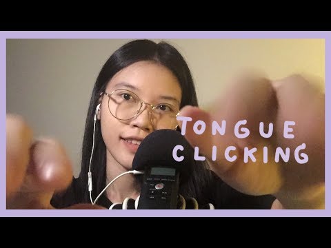 ASMR Tongue Clicking | Hand Movement