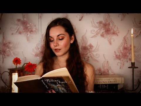 ASMR Reading: Faeries Oracle (Fast Tapping, Tracing, Paper, Soft Speaking)