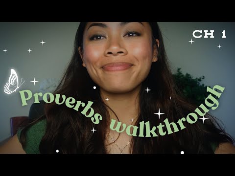 Read Proverbs 1 with me ⋆｡°✩ Christian ASMR