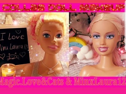 #ASMR Barbie Make up - Collab with Magic.Love&Cats ASMR