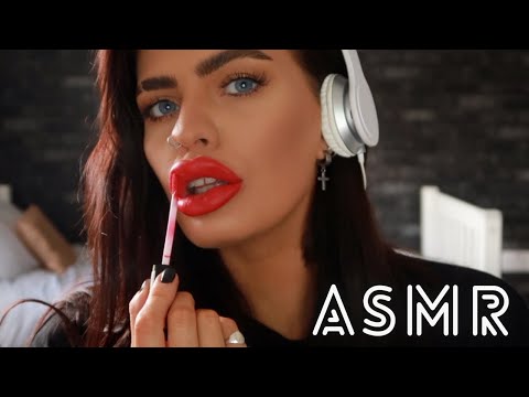 [ASMR] Lipstick / Lip Gloss Application 💋💄 *No Talking - Intense Mouth Sounds*