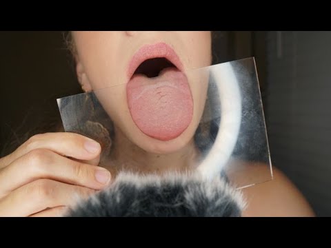 ASMR-Glass Licking!! ( MOUTH SOUNDS)