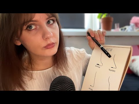 ASMR creating your new face | face clinic