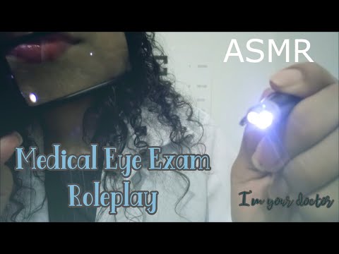[ASMR] 👁📋 Eye Exam (Medical Roleplay) | Light Triggers, Soft Spoken, Latex Gloves