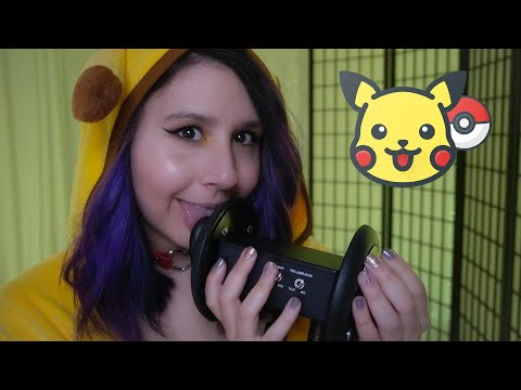 ASMR Pikachuwo Licks Your Ears 💛⚡ wet, juicy, & delicious