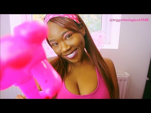 ASMR Pinkerbelle turns You into a FAIRY! British Accent | EveryTingle PINK!