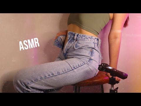 ASMR zipper & jeans scratching | Fall asleep in 8 minutes