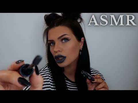 The Goth Girl In The Back Of The Class Does Your Makeup 💄🖤 ASMR Roleplay (Personal Attention)
