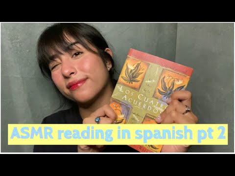 ASMR, reading in spanish