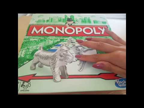 ASMR FINGER TRACING A MONOPOLY GAME |HAND MOVEMENTS|SLEEP SOUNDS|NO TALKING