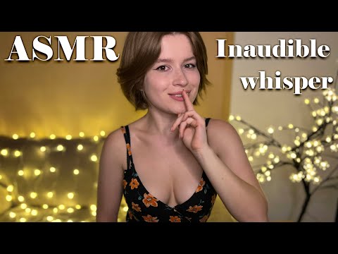 ASMR Hypnotic indaudible whisper from ear to ear + echo 🤤✨ Mouth sounds