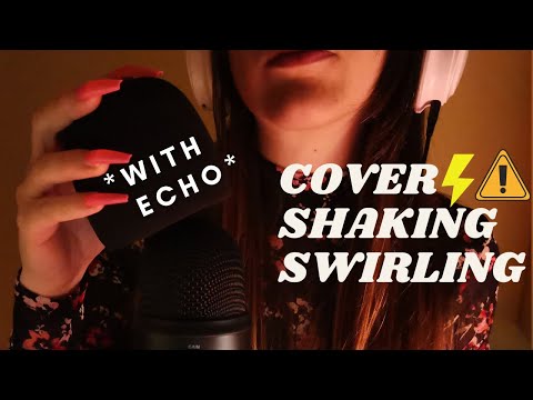 ASMR - FAST MIC SWIRLING, PUMPING, SHAKING with ECHO effect for 100% tingles